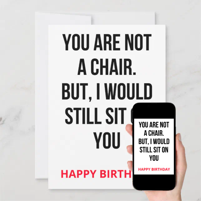 Funny Naughty Dirty Happy Birthday Card Zazzle