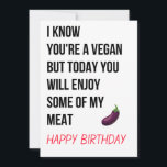 Funny Naughty Dirty Happy Birthday Card for Her<br><div class="desc">If you are looking for gifts for birthday, these funny Happy Birthday gift ideas for her will surely interest you. This happy birthday card with hilarious and funny messages, quotes and wishes can be a perfect birthday gift for fiancée, for spouse, for her, for wife, for girls, for women, for...</div>