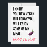 Funny Naughty Dirty Happy Birthday Card for Her<br><div class="desc">If you are looking for gifts for birthday, these funny Happy Birthday gift ideas for her will surely interest you. This happy birthday card with hilarious and funny messages, quotes and wishes can be a perfect birthday gift for fiancée, for spouse, for her, for wife, for girls, for women, for...</div>