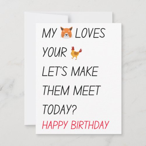 Funny Naughty Dirty Happy Birthday Gifts  Holiday Card