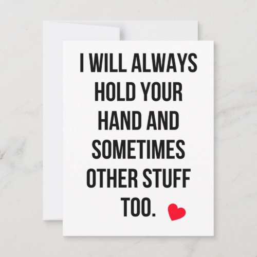 Funny Naughty Dirty Valentines day card