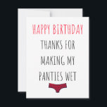 Funny naughty happy birthday card for him<br><div class="desc">If you are looking for gifts for birthday, these Funny Happy Birthday gift ideas for him and her will surely interest you. This happy birthday card with hilarious and funny messages, quotes and wishes can be a perfect birthday gift for him, for her, for husband, for wife, for boys, for...</div>