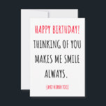 Funny Naughty Happy Birthday Card for Him & Her<br><div class="desc">If you are looking for some funny, naughty and dirty birthday gift ideas, this happy birthday card will surely interest you. Do not worry about what to write in this birthday card as this card already has birthday quote or message. This card can be a perfect birthday gift for him,...</div>