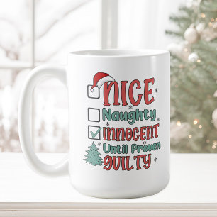 Funny Naughty Nice Innocent  Coffee Mug