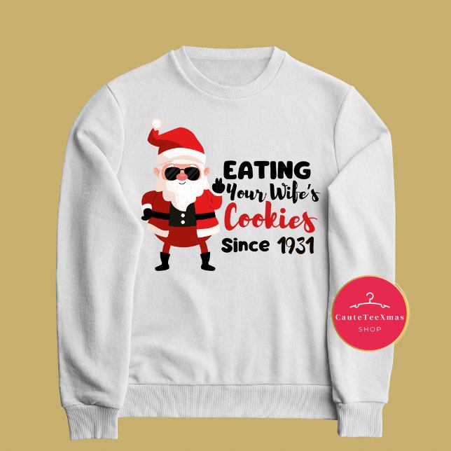 Funny Naughty Santa Christmas Sweatshirt (Creator Uploaded)