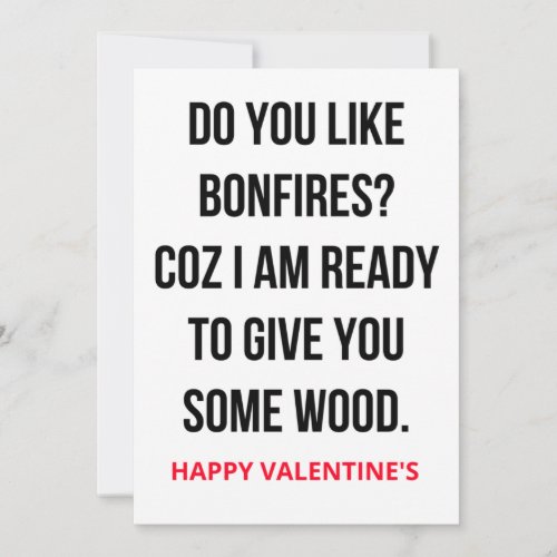 Funny Naughty Valentines Day Card