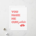 Funny Valentine's Day Card - Let's Get Knotty Naughty Pun Birthday Card Blank Inside