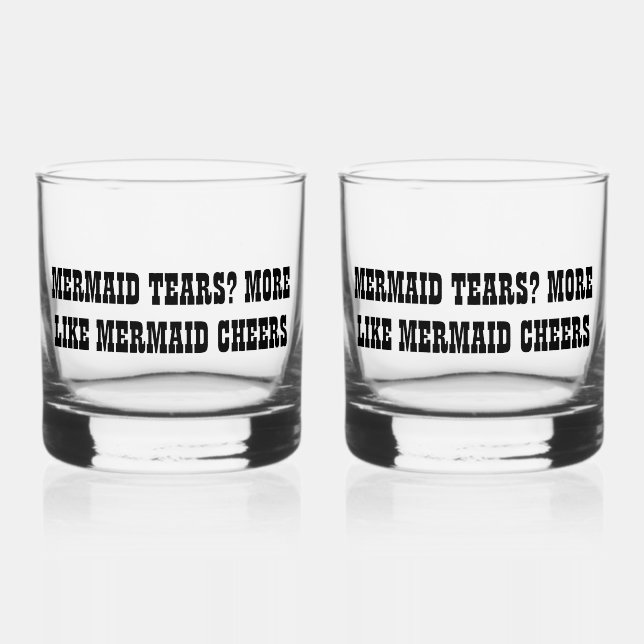 Funny Nautical Quote Whiskey Scotch Glasses (Front)