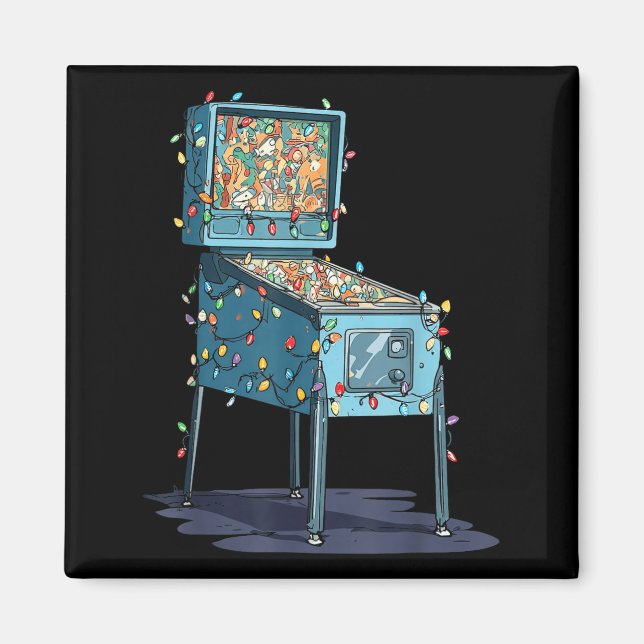 Funny Nball Machine Christmas Graphics Lights Love Magnet (Front)