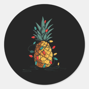 Funny Ne Christmas Graphics Lights Lover  Classic Round Sticker