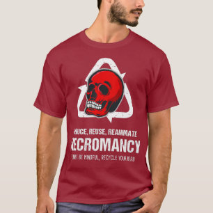 Funny Necromancy Gamer D20 Dice Dungeon Dragons T-Shirt
