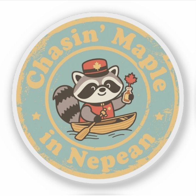 Funny Nepean Gift for Maple Enthusiasts Sticker (Front)