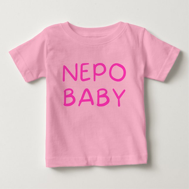 Funny Nepo Baby Baby T-Shirt (Front)