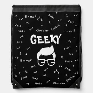 Funny Nerdy Quote Geeky Black and White Nerd