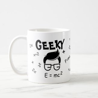 Funny Nerdy Quote Geeky White and Black