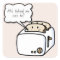 Funny Nervous Toast Cartoon