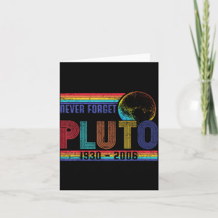 Funny Never Forget Memorial Space Science Astronom Card