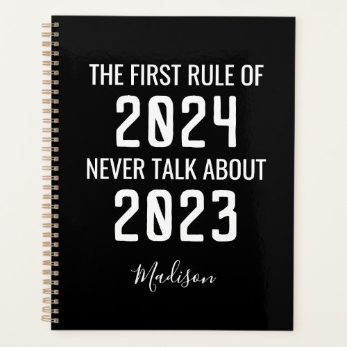 Funny Never Talk About 2021 Rule  2021 Planner