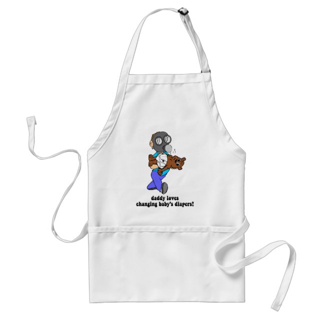 Funny new dad adult apron (Front)