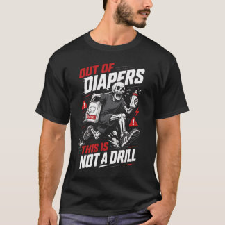 Funny New Dad  Baby Shower Gift  T-Shirt