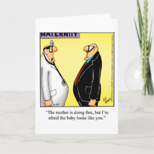 Funny New Dad Humor Greeting Card