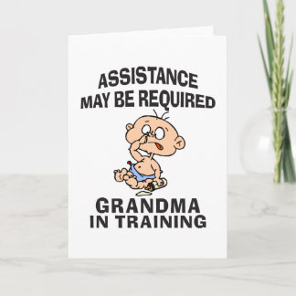 Funny New Grandma Card