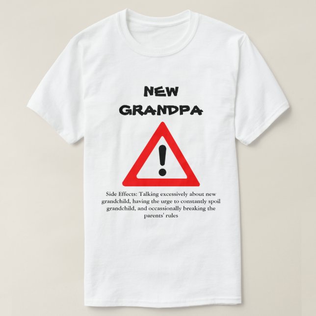 Funny New Grandpa Shirt (Design Front)