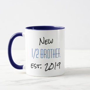 Funny New Half Brother Family Relative Mug