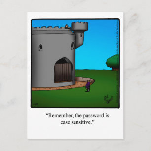 Funny "New Home" Announcement Postcard