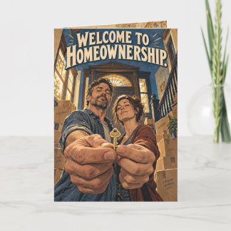 Funny New Home Card | Everything Is Your Problem N