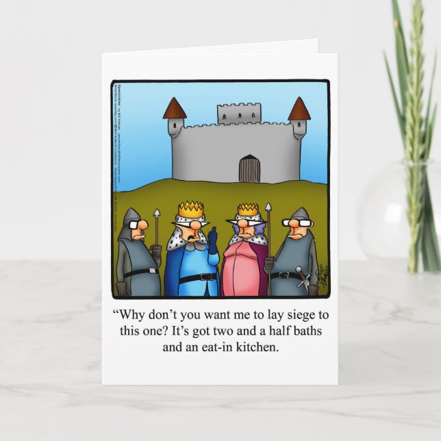 Funny New Home Congratulations Card "Spectickles" (Front)