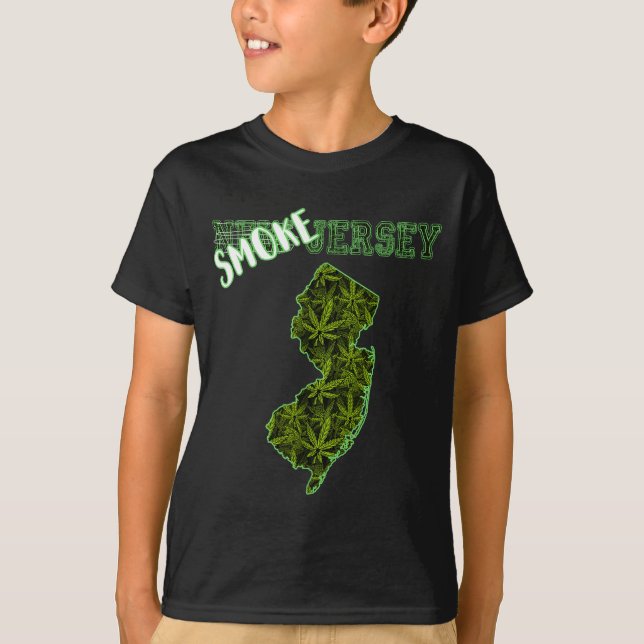 Funny New Jersey Weed Weed Culture  T-Shirt (Front)