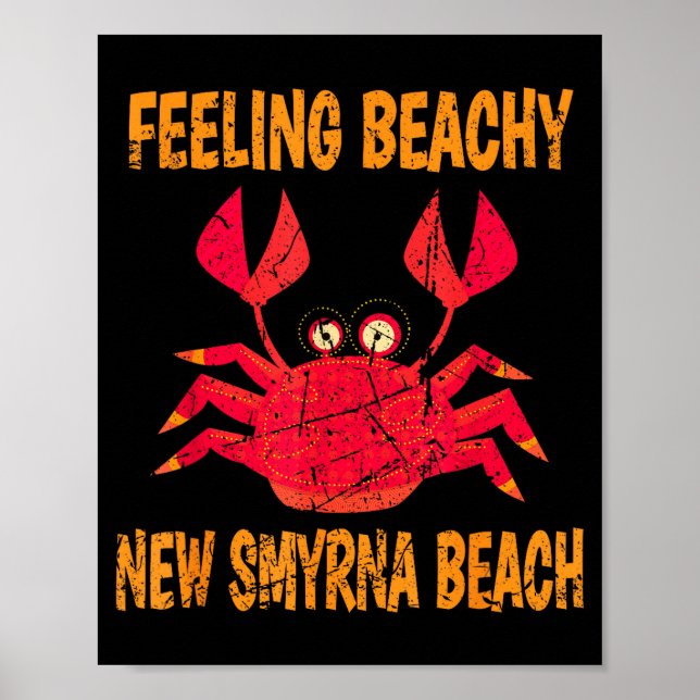 Funny New Smyrna Beach Vacation Summer Quote For M Poster (Front)