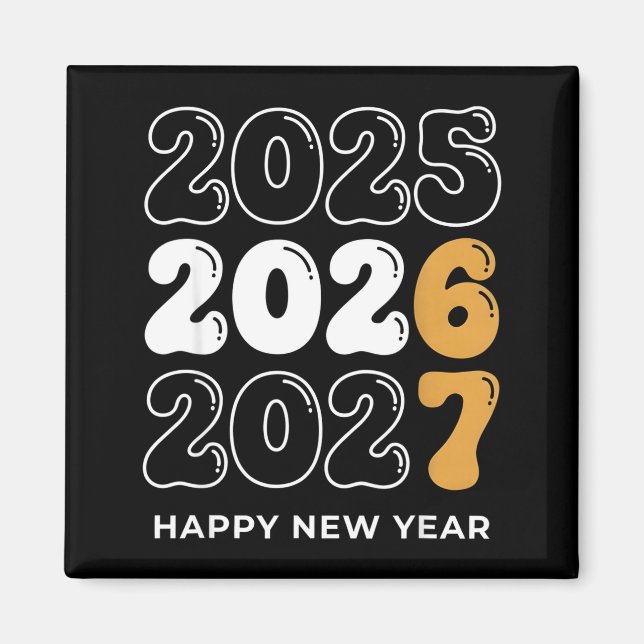 Funny New Year 2026 Kids Six Seven 67 Meme  Magnet (Front)