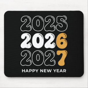 Funny New Year 2026 Kids Six Seven 67 Meme  Mouse Pad