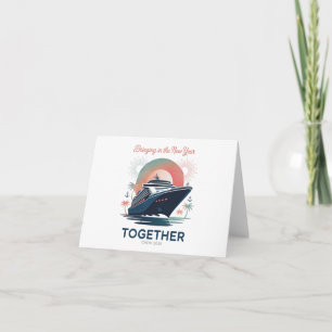 Funny New Year Crew Saying 2026 Friends Thank You Card