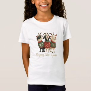 Funny New Year Goat Trio T-Shirt