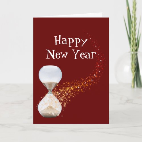 Funny New Years 2021 Quote Hourglass Card