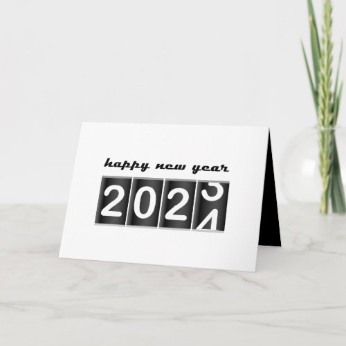Funny New Years Eve 2024 Odometer Card
