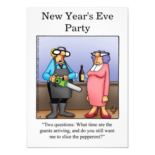 Funny New Year's Eve Party Invitations | Zazzle.com