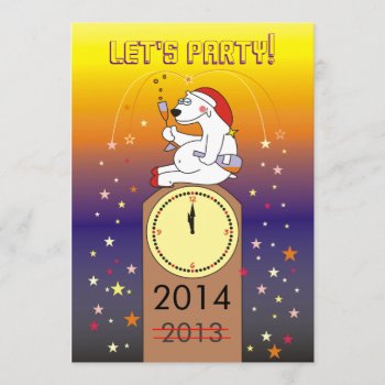 Funny New Year's Eve Party Invitations by goodmoments at Zazzle