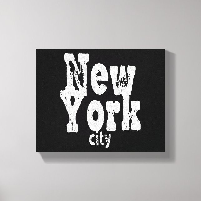Funny New York City  Canvas Print (Front)