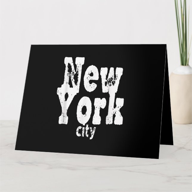 Funny New York City  Card (Front)