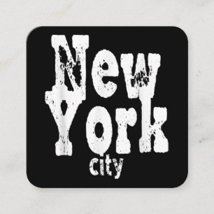 Funny New York City  Square Business Card