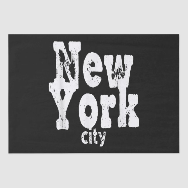 Funny New York City  Tissue Paper (Front)