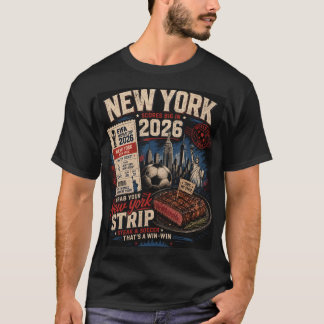 Funny New York Strip Soccer T-Shirt
