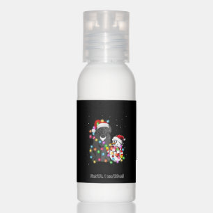 Funny Newfoundland Dog Christmas Snowman Light Hand Lotion