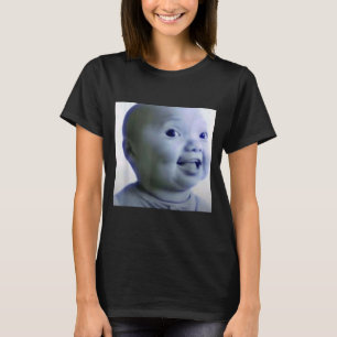 Funny Niche Baby Gen Z Meme Ai Viral Giggling Ai L T-Shirt