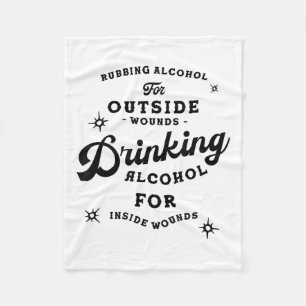 Funny Nick Miller Quote Shirt_ Alcohol Saying New Fleece Blanket