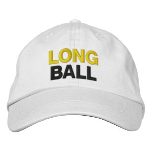 Funny Nickname Novelty Mens Golf LONG BALL Embroidered Baseball Cap